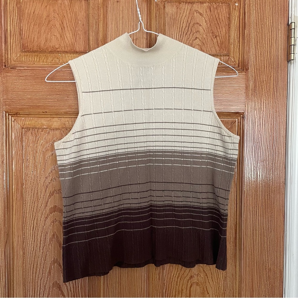 Rafaella Knitted mock neck top